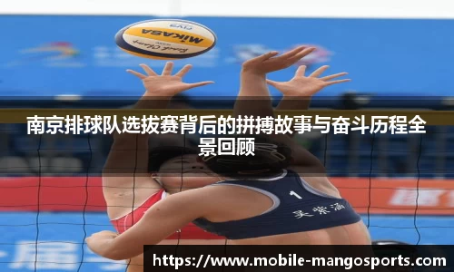 南京排球队选拔赛背后的拼搏故事与奋斗历程全景回顾
